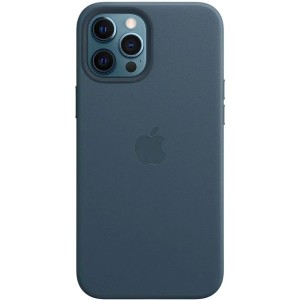 Накладка Leather Case Magsafe для iPhone 12 Pro Max (Baltic Blue)